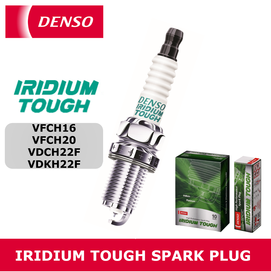 DENSO Iridium Tough VFCH16 VFCH20 VDCH22F VDKH22F [4pcs] | Lazada Singapore