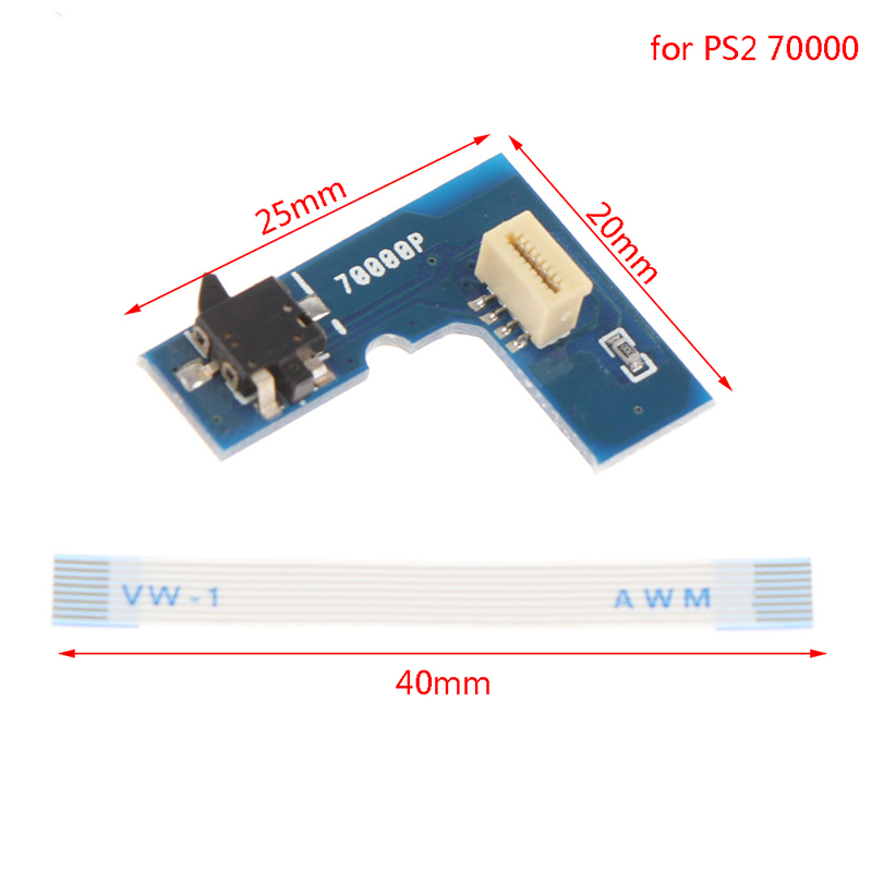 1set Power ON OFF Reset Switch Board With 8pin flex Ribbon for PS2 ...