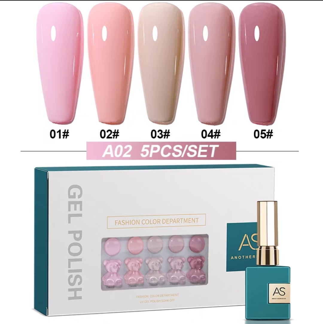 Set Sơn AS 5 Màu A2 Chai Xanh Cao Cấp - sinailmi