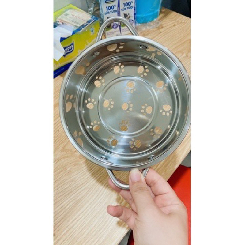 Xửng hấp thức ăn inox 304_Khay hấp,vỉ hấp thức ăn size 16cm,18cm