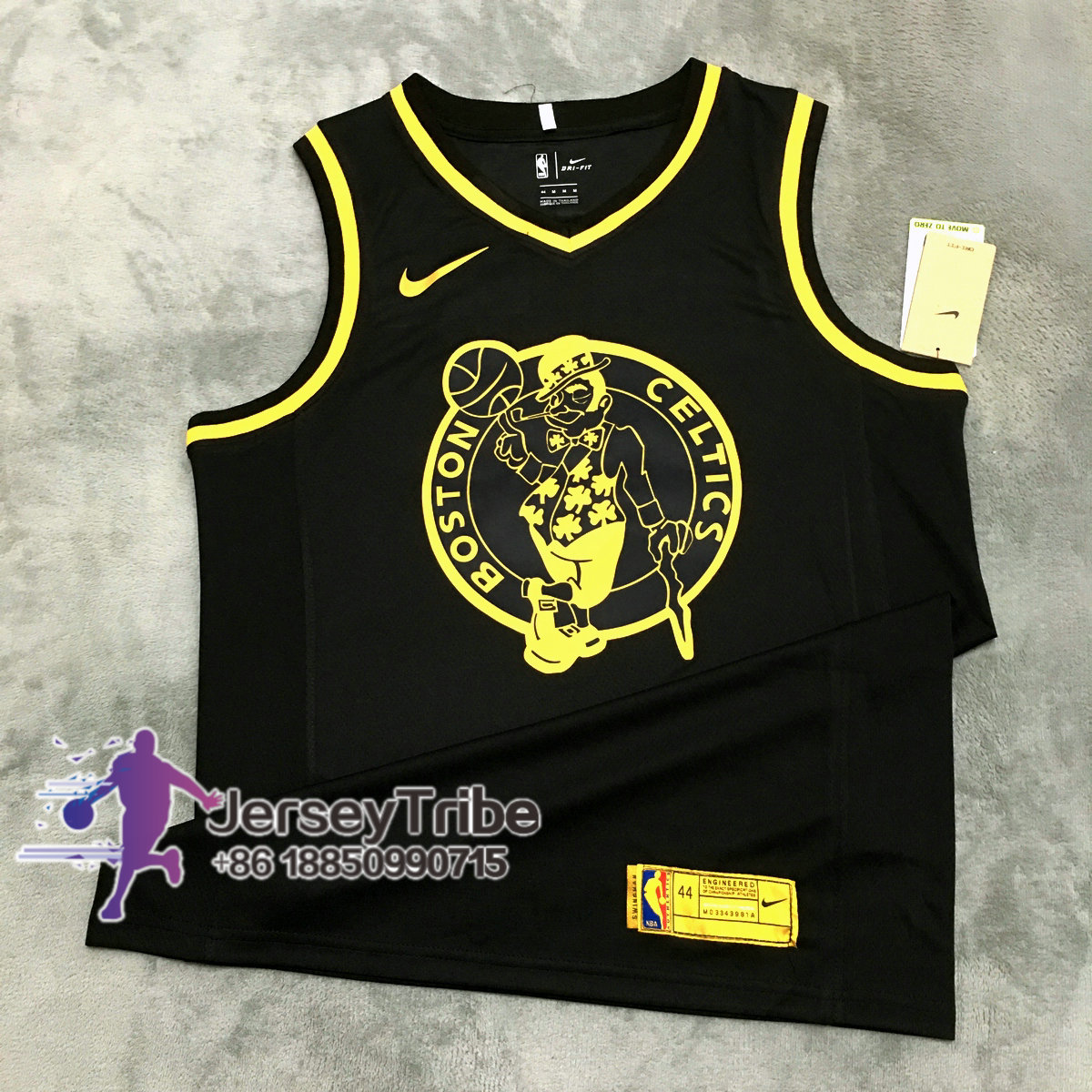 celtics black and gold jersey