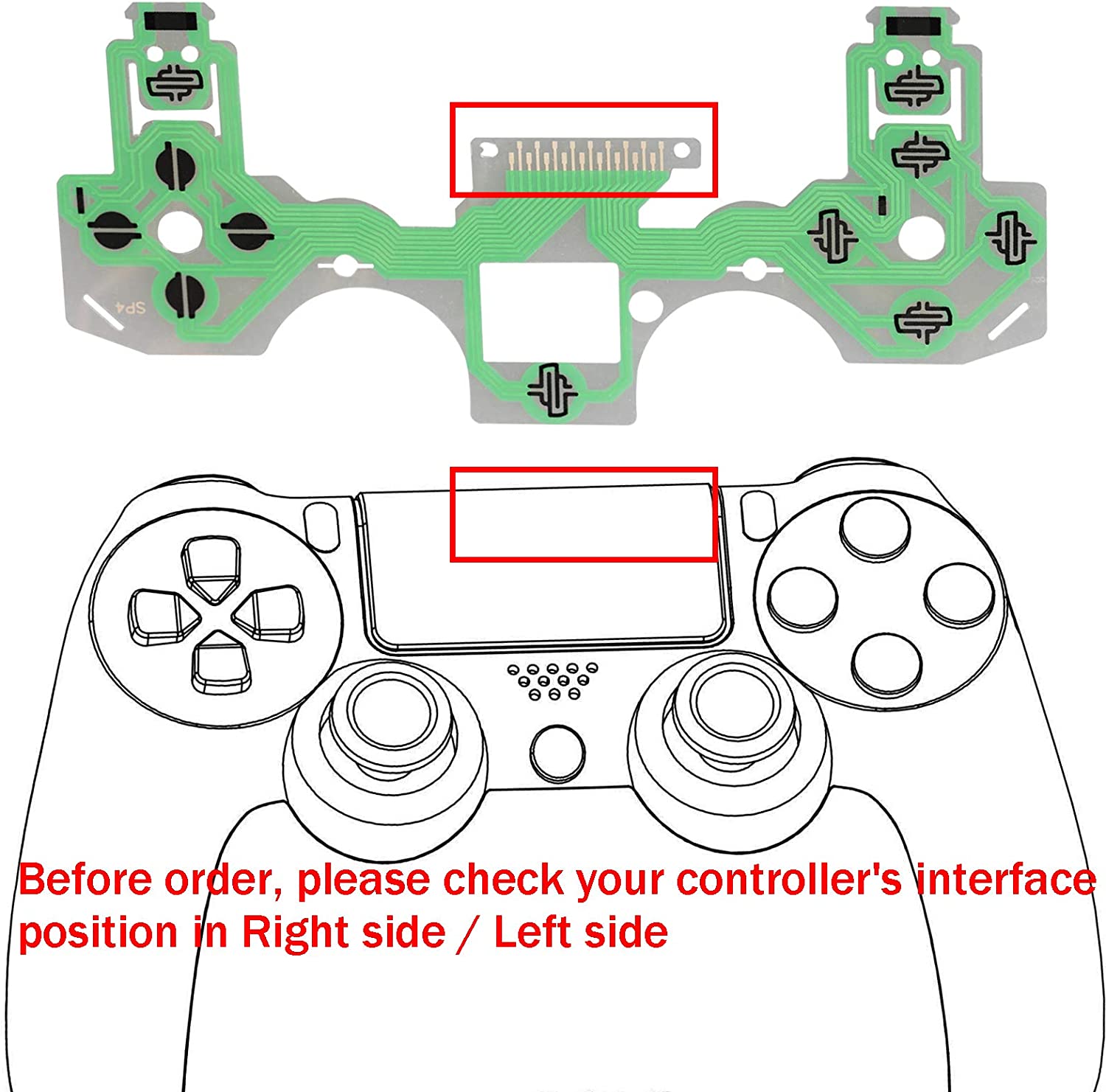 10pcs%20Jdm-030%20Jdm-040%20Jdm-055%20Ps4%20Controller%20Conductive%20Film%20Flex%20Cable%20Circuit%20Board%20For%20Ps5%20Joystick%20Repair%20Part%20-%20Image%205
