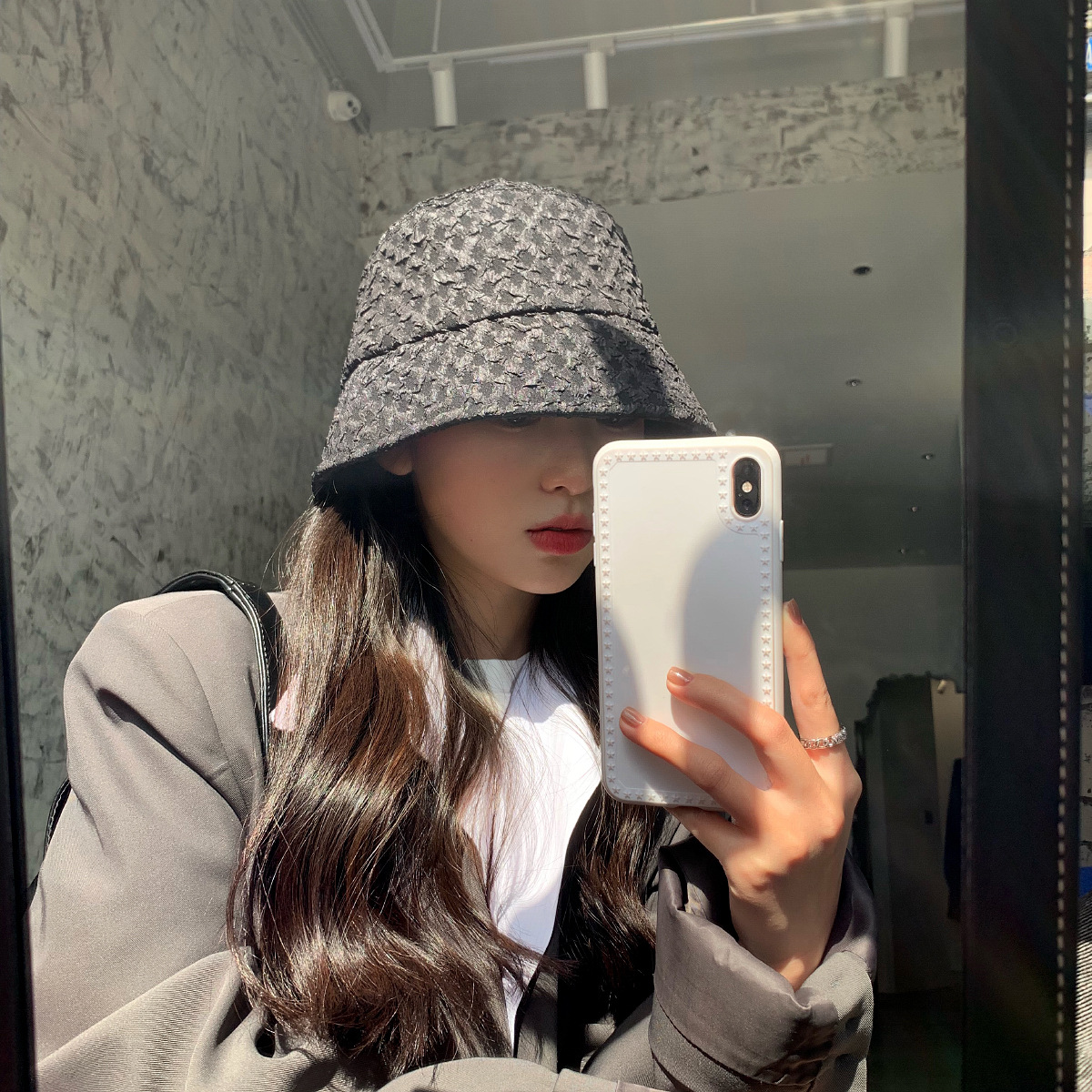Nón Vành Vân Lưới Chống Nắng Siêu Xinh Kiểu Hàn - 100style