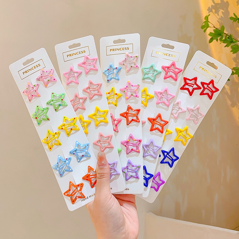 Bộ kẹp tóc kiểu Hàn Quốc xinh xắn cho bé gái