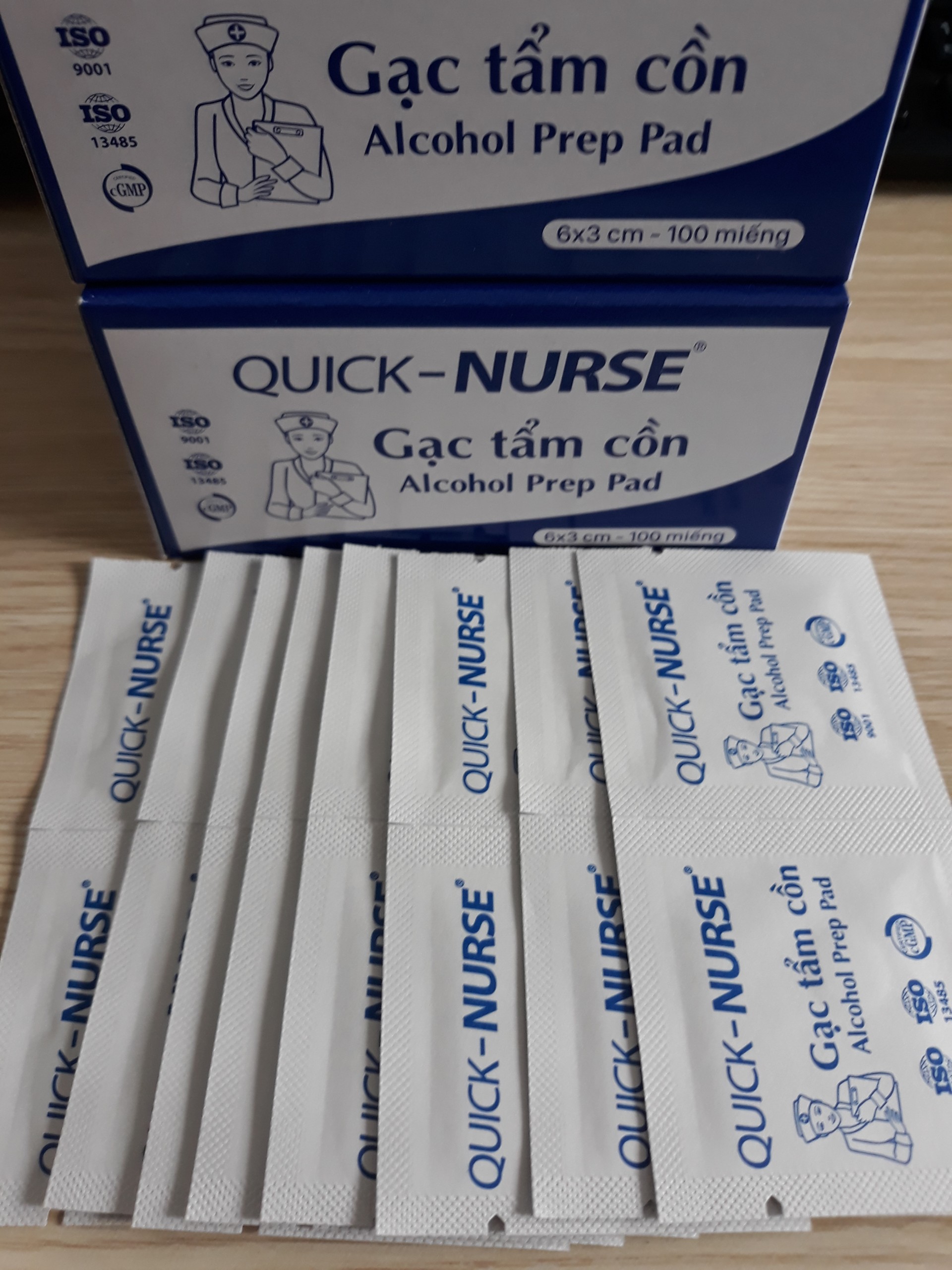 [HCM]GẠC TẨM CỒN Y TẾ TIỆT TRÙNG (ALCOHOL PADS)