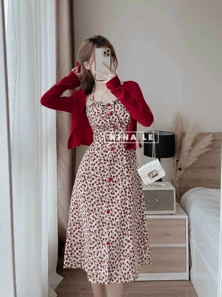 HOT SÉT ĐẦM LỤA MANGO CAO CẤP CỰC XINH. SXDX