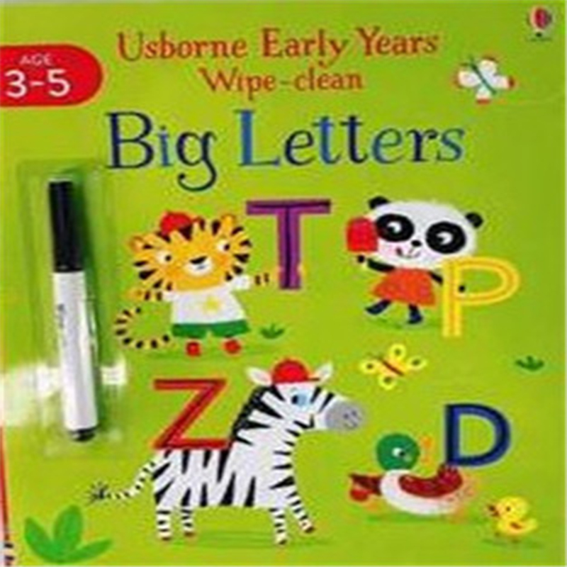 milumilu Usborne Wipe Clean Ready for Reading Phonics Colouring English Activity Picture Book