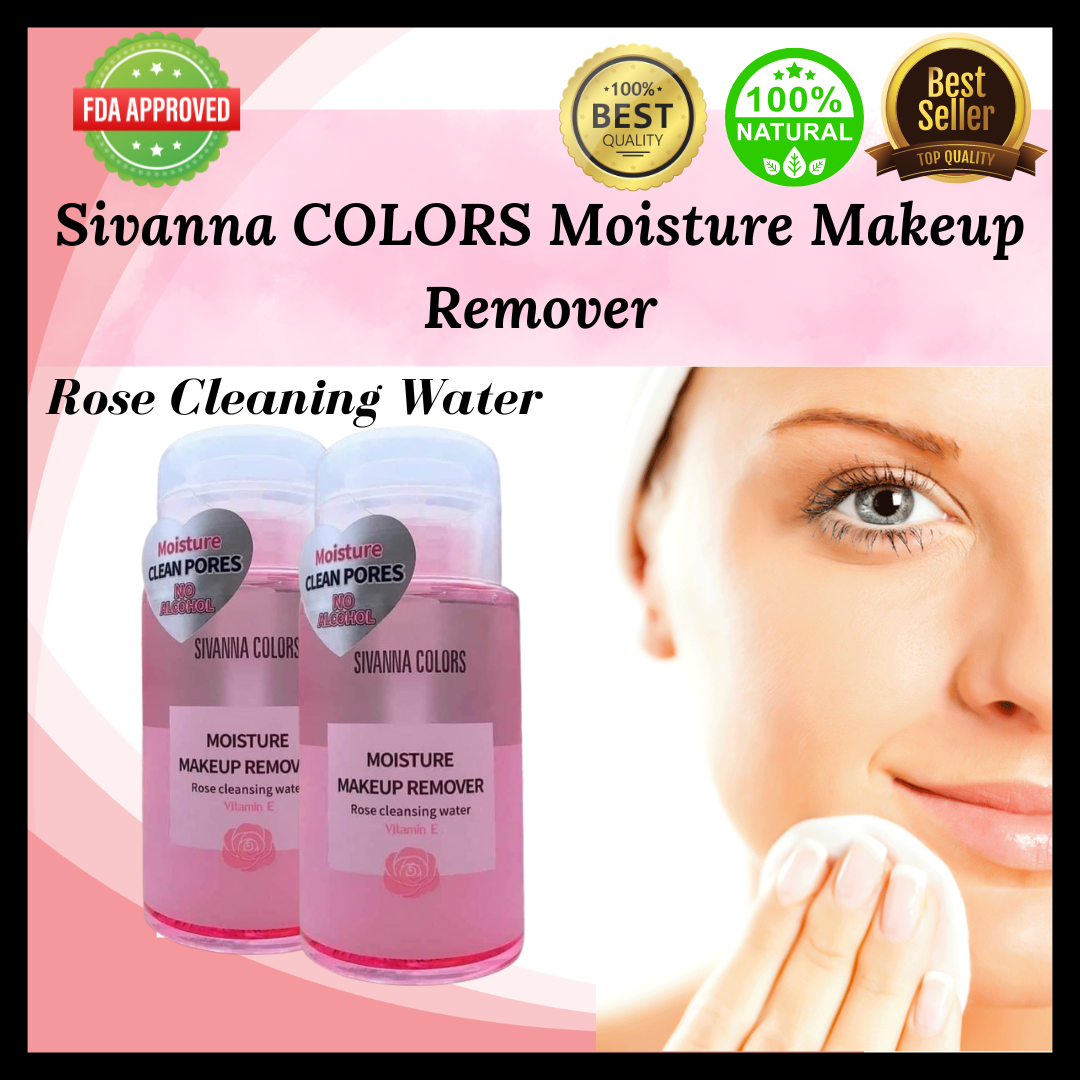 🔥 ORIGINAL Moisture Makeup Remover rose cleansing water with Vitamin E