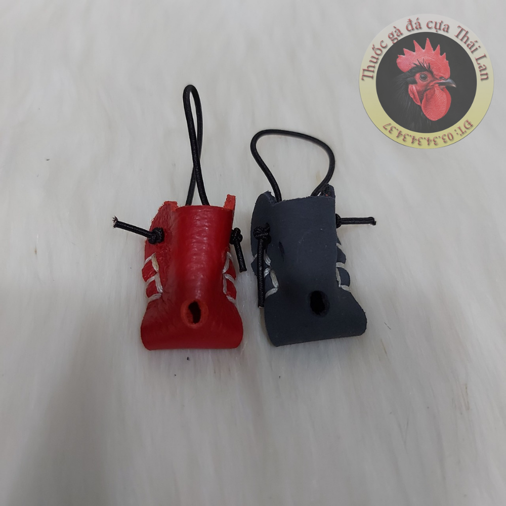 [HCM]COMBO 2 CÁI - bịt mỏ gà - chất liệu da dầy - bịt mỏ dùng xổ gà (thuốc gà đá , thuốc gà chọi)