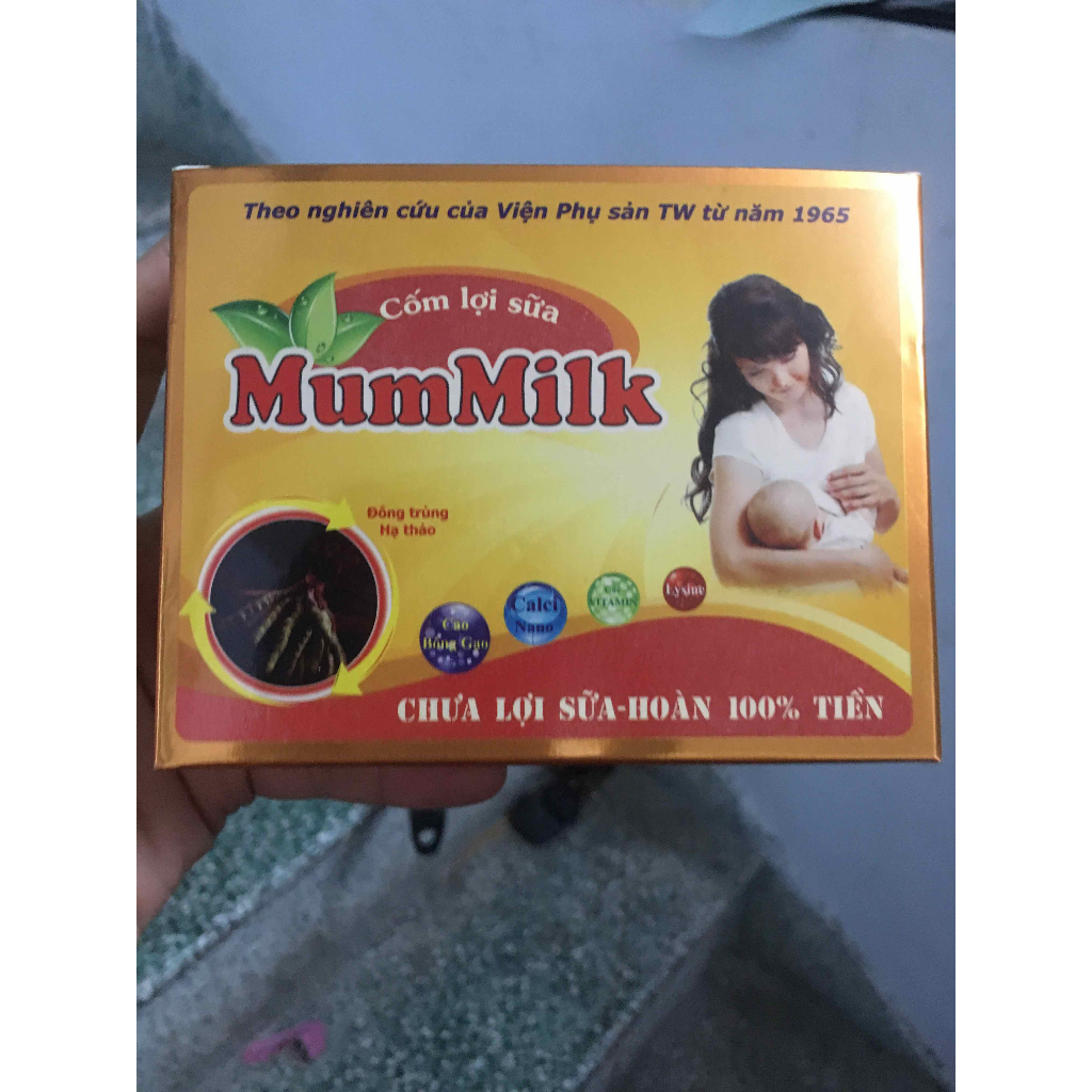 [shipnhanh]Cốm lợi sữa Mummilk Đông Trùng Hạ Thảo/ màu trắng (lợi sữa, chống tắt sữa, bỗ sung khoáng chất cho mẹ bỉm)
