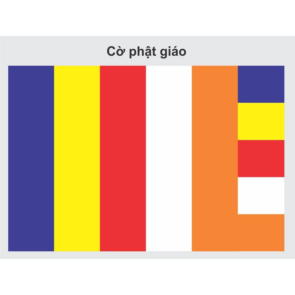 Cờ phật giáo đủ loại kích thước