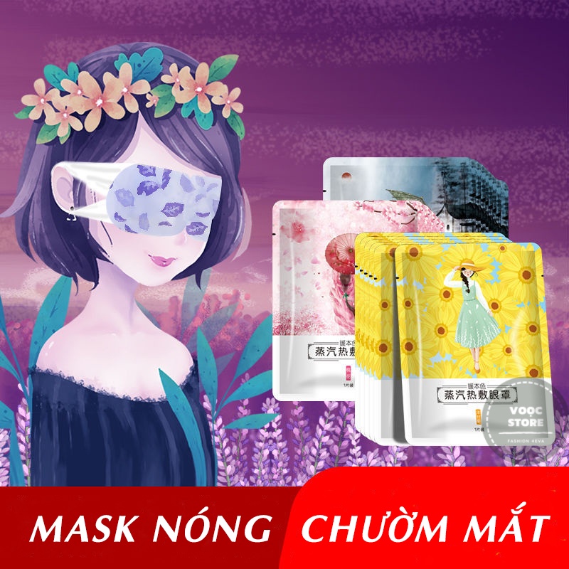 Mặt Nạ Mắt Nóng Thư Giãn Combo Mix Nhiều Mẫu