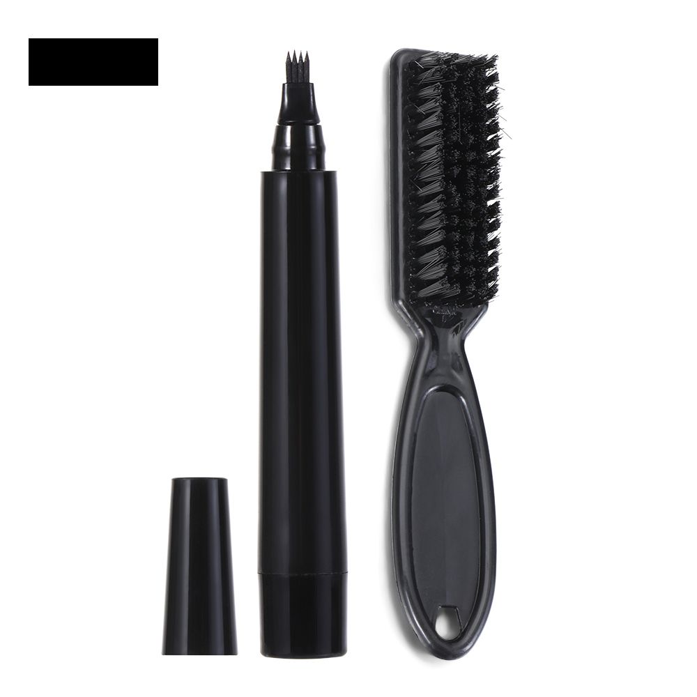 FXUP Waterproof Beard Moustache Eyebrows Long-lasting Natural Hair Grower Fast Camouflage Beard Filler Pen Beard Growth Pencil