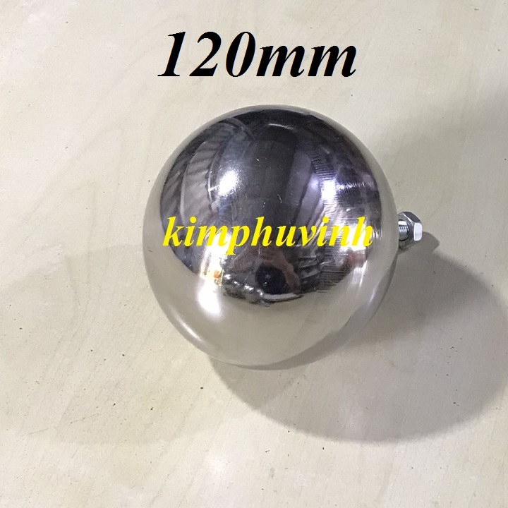 120mm quả cầu inox - trái cầu inox cầu thang phi 120 - trái châu inox 120