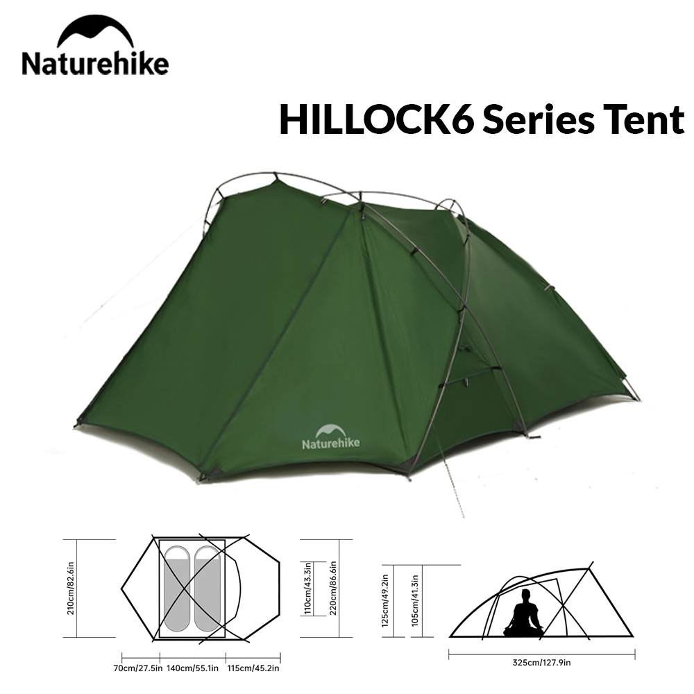 テント・タープ Naturehike Hillock6 Naturehike HILLOCK 6 Series Portable Tent Ultralight Compact
