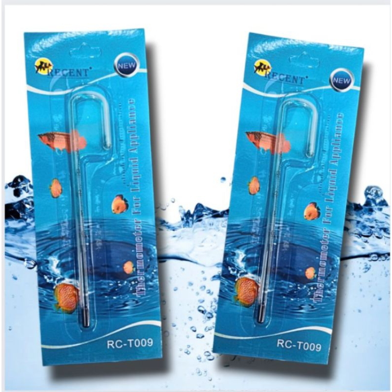 Termometer RECENT RC T 009 Alat Pengukur Suhu Termometer Gantung Aquarium
