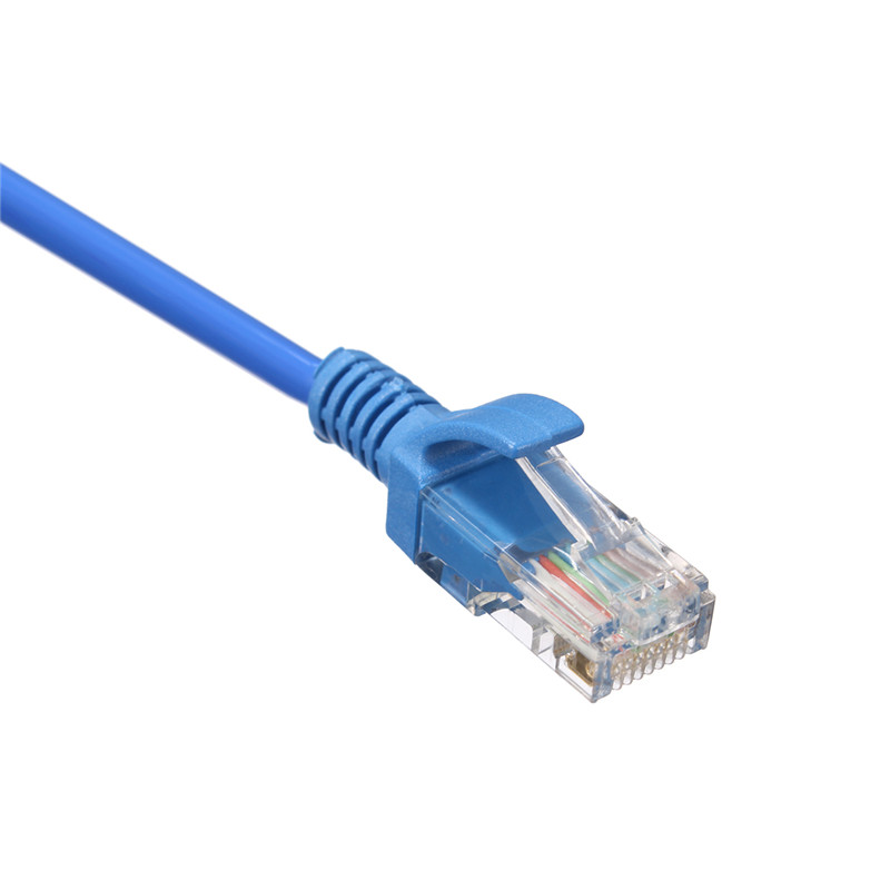 NEW 【Satisfaction guarantee】Blue Cat5 65FT RJ45 Ethernet Cable Connector 15M for Cat5e Internet Network Patch LAN Cable Cord Tool for PC Computer. 