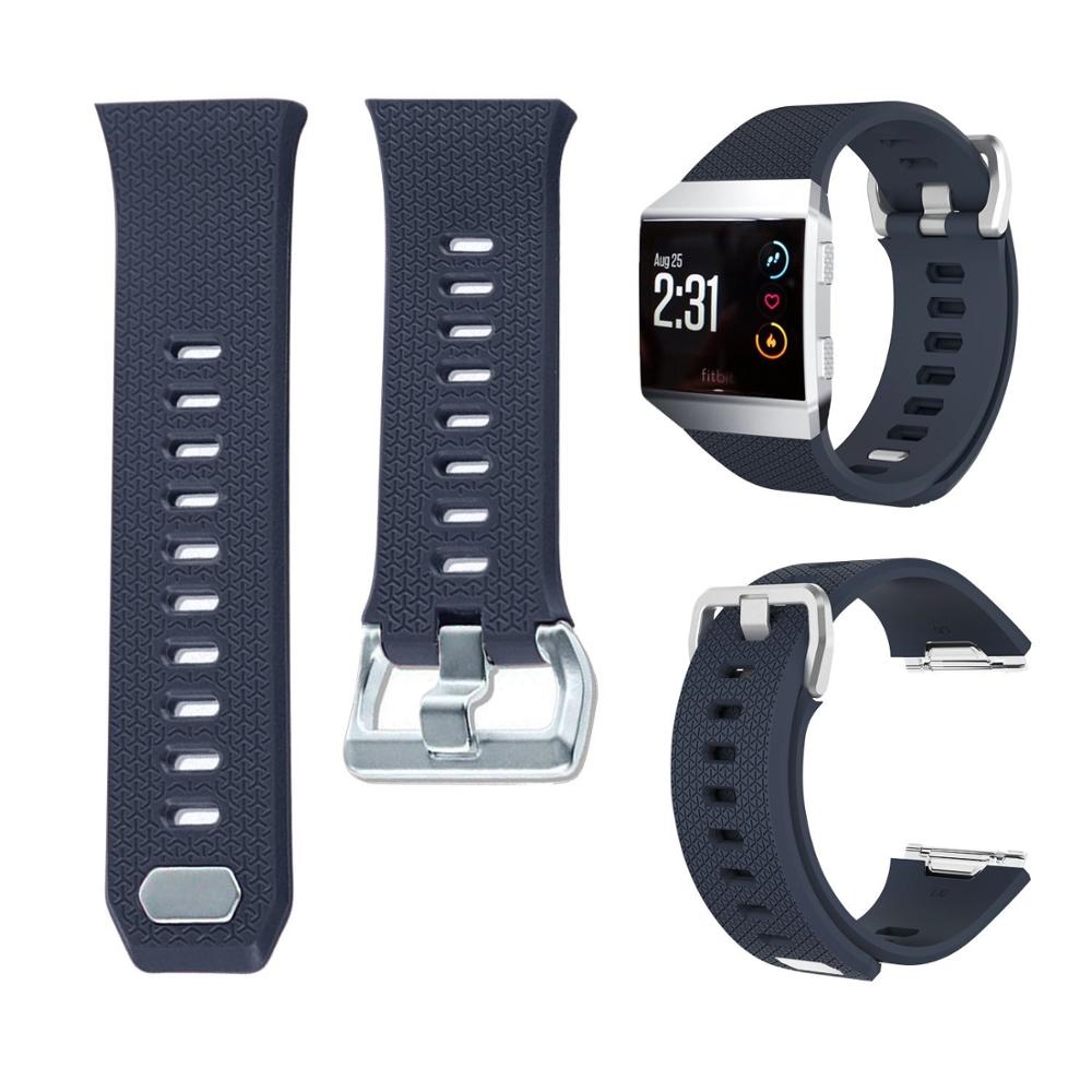 tuiyanl Fitbit Ionic Straps Soft Accessory Replacement Bands for Fitbit Ionic Women Men