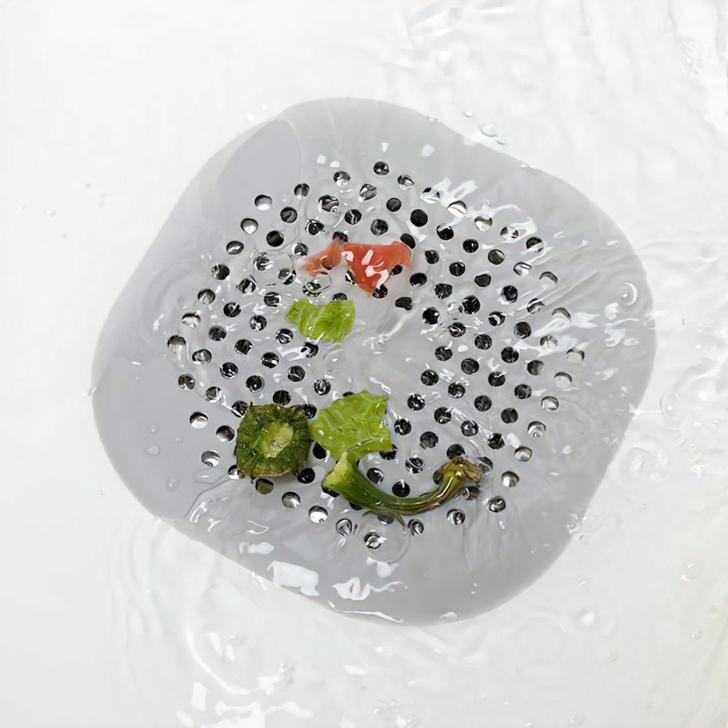 Lumbley Lưới lọc rác cống thoát nước TPR 14cm x 14cm Chống tắc nghẽn, chống rỉ, bền cho bồn rửa, bồn tắm 1 cái