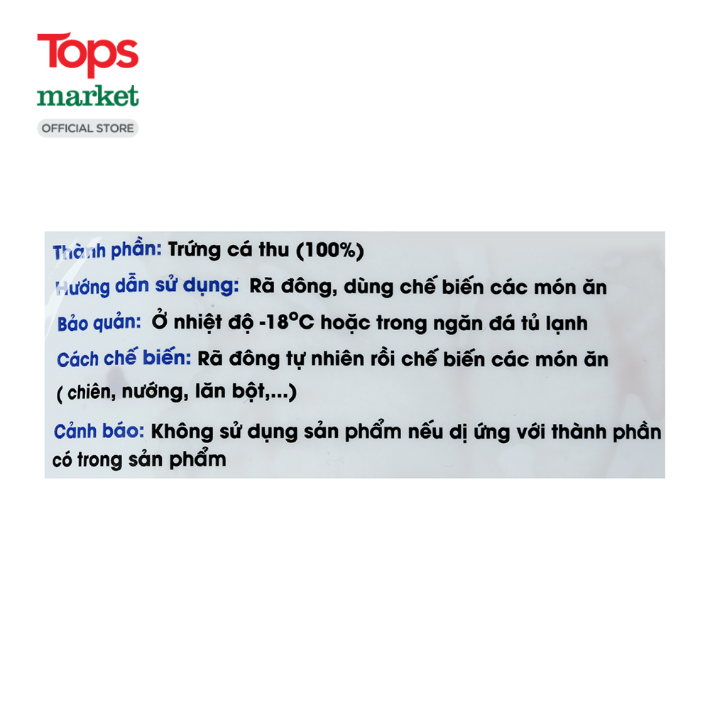 Trứng Cá Thu Tân Hải Hòa 500G