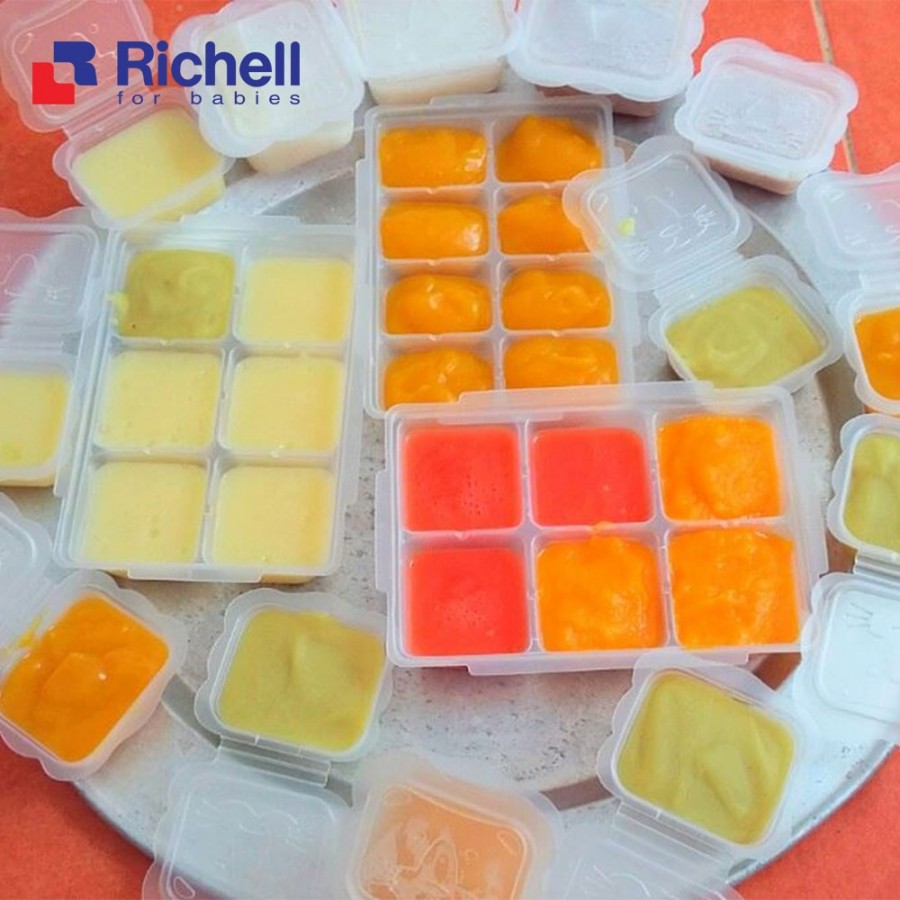 [HCM]Bộ chia thức ăn Richell - Chính hãng