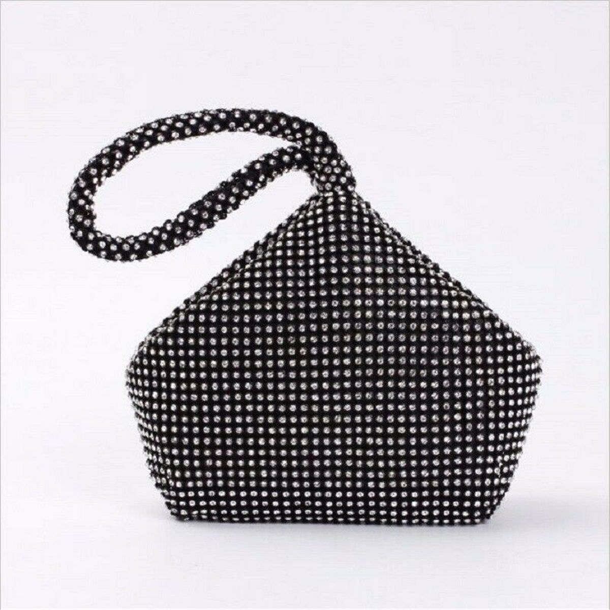 EWELLBE Fashion Party Gift Women Triangle Clutch Purse Crystal Bag Diamant Evening Bag Wedding Prom Pouch
