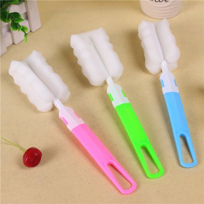 Combo 2 Cây Cọ Rửa, Ly, Cốc, Bình Sữa Đa Năng Đầu Mút Xốp