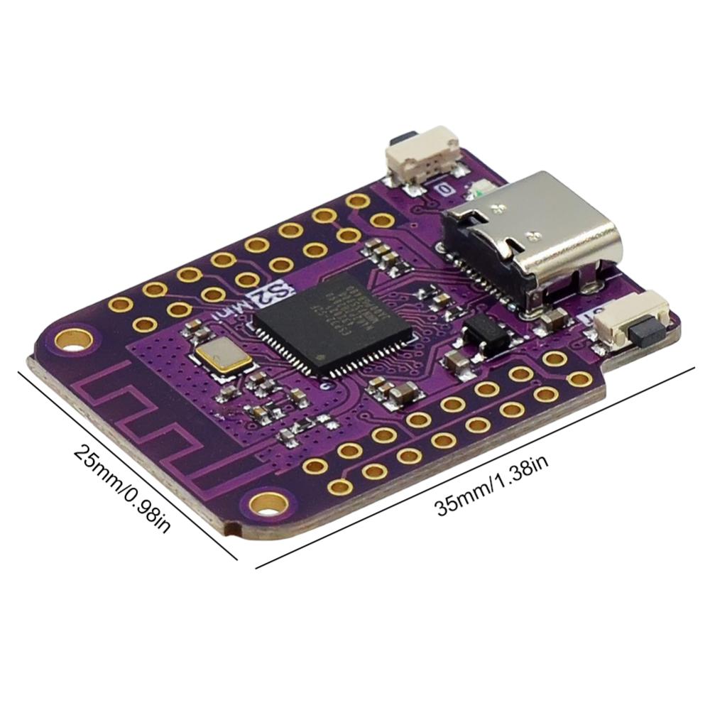 【Original】ESP32 S2 Mini WIFI Module Internet Development Board Based ESP32-S2FN4R2 4MB FLASH 2MB PSRAM for MicroPython
