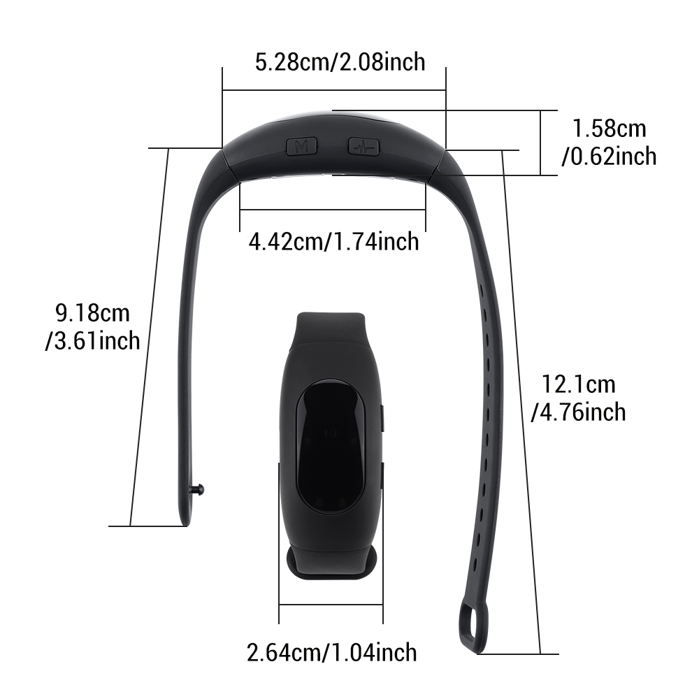 Hailicare Micro-current Intelligent Sleep Aid Low Frequency Pulse Stress Reduction Sleeping Apparatus Insomnia Physical Therapy Watch Wearable Sleeping Device Improve Mood Anxiety USB Charging