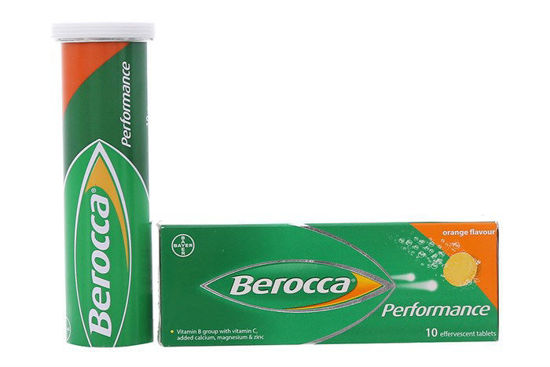 Viên sủi Berocca Performance orange vị cam Bayer (T/10v)
