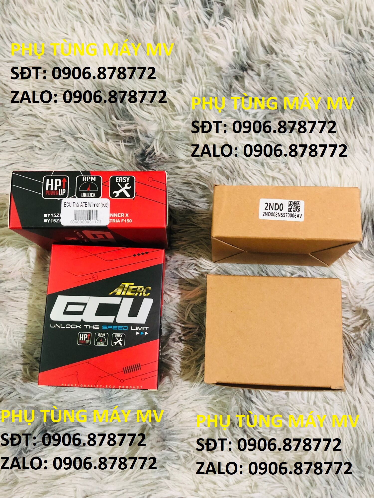 ECU ATE mở tua máy sẵn cho xe EX150/WINNER SONIC