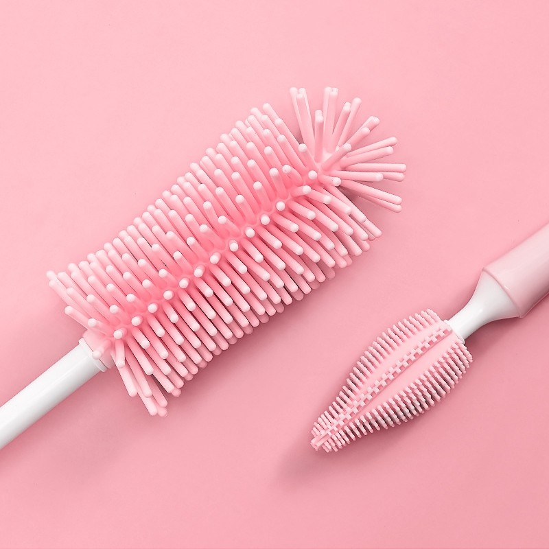 Bộ Cọ Rửa Bình Sữa Silicone Dolphin