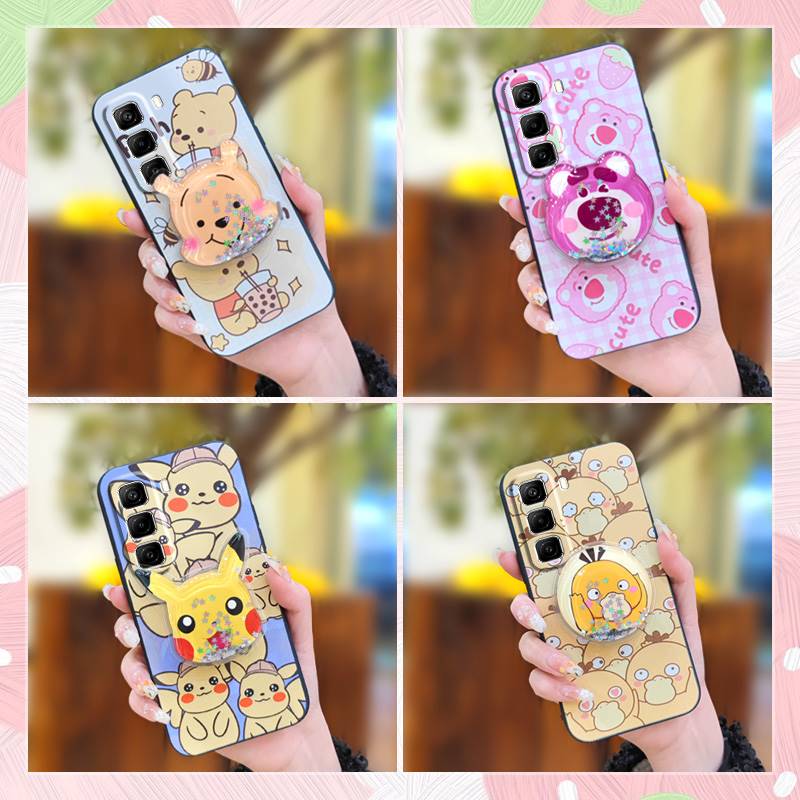 TPU%20Waterproof%20Phone%20Case%20For%20infinix%20Hot50%20Pro+/X6880%20Rotatable%20stand%20Fashion%20Design%20Dirt-resistant%20protective%20Cartoon%20-%20Image%204