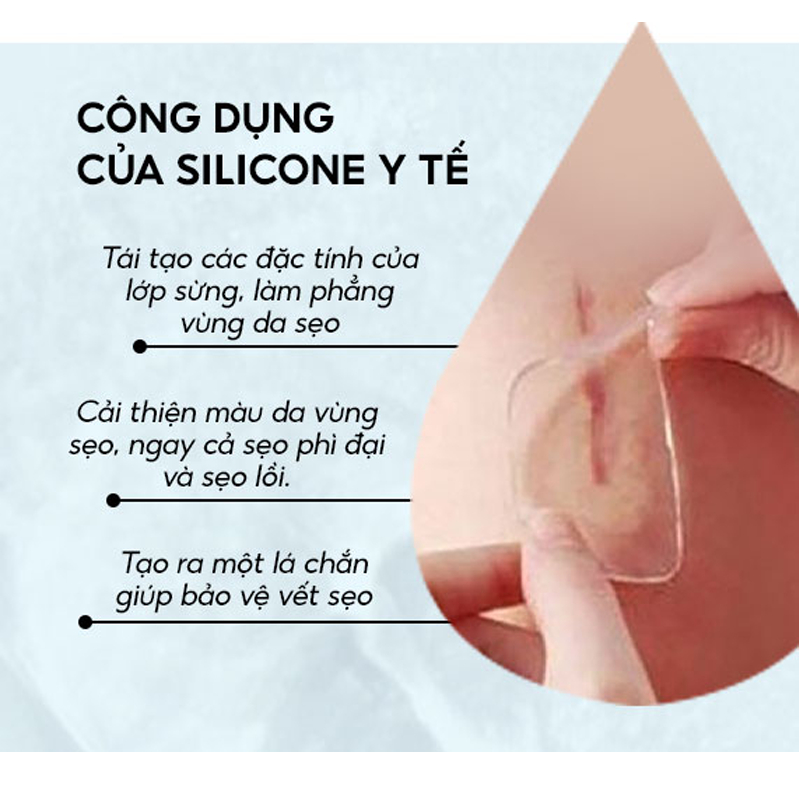 Miếng dán ép phẳng cải thiện sẹo lồi, phì đại Rejuvaskin Scar FX