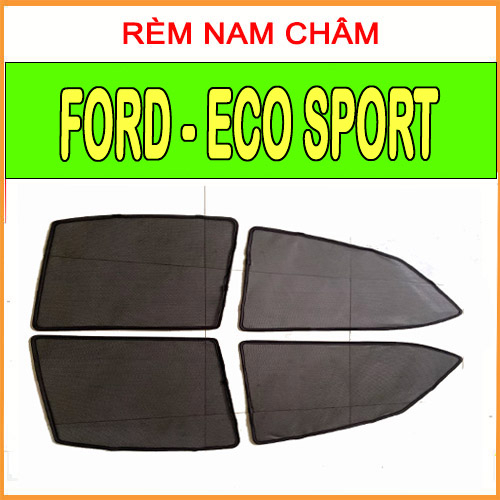 Rèm Che Nắng Nam Châm Xe Ford Ecosport Bộ 4 tấm chắn nắng chuẩn form xe, nam châm hút mạnh