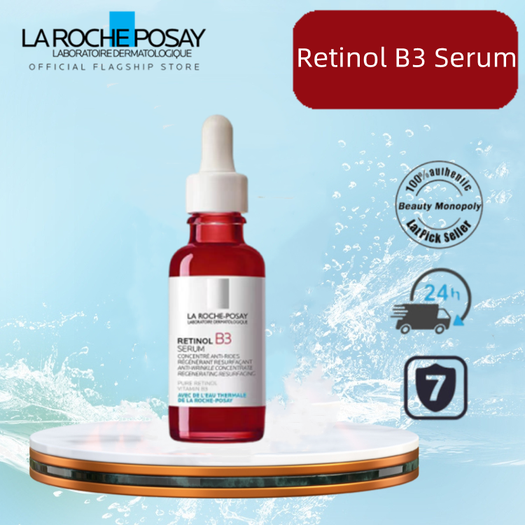 La Roche-Posay Pure Retinol Face Serum with Vitamin B3. Anti Aging Face  Serum for Lines, Wrinkles & Premature Sun Damage to Resurface & Hydrate.