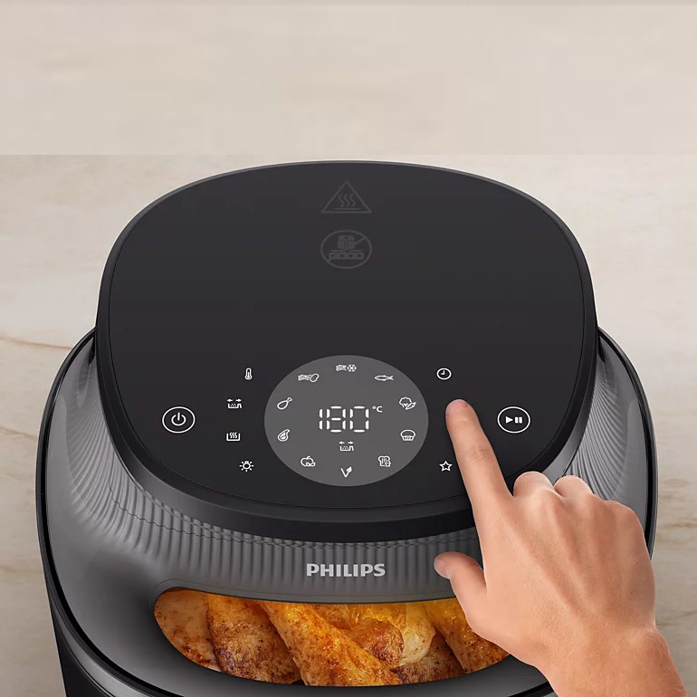 Philips NA342/09 Airfryer 3000 Series Review | 7.2L Digital XL RapidAir Plus Technology Air Fryer with Cooking Window & HomeID.