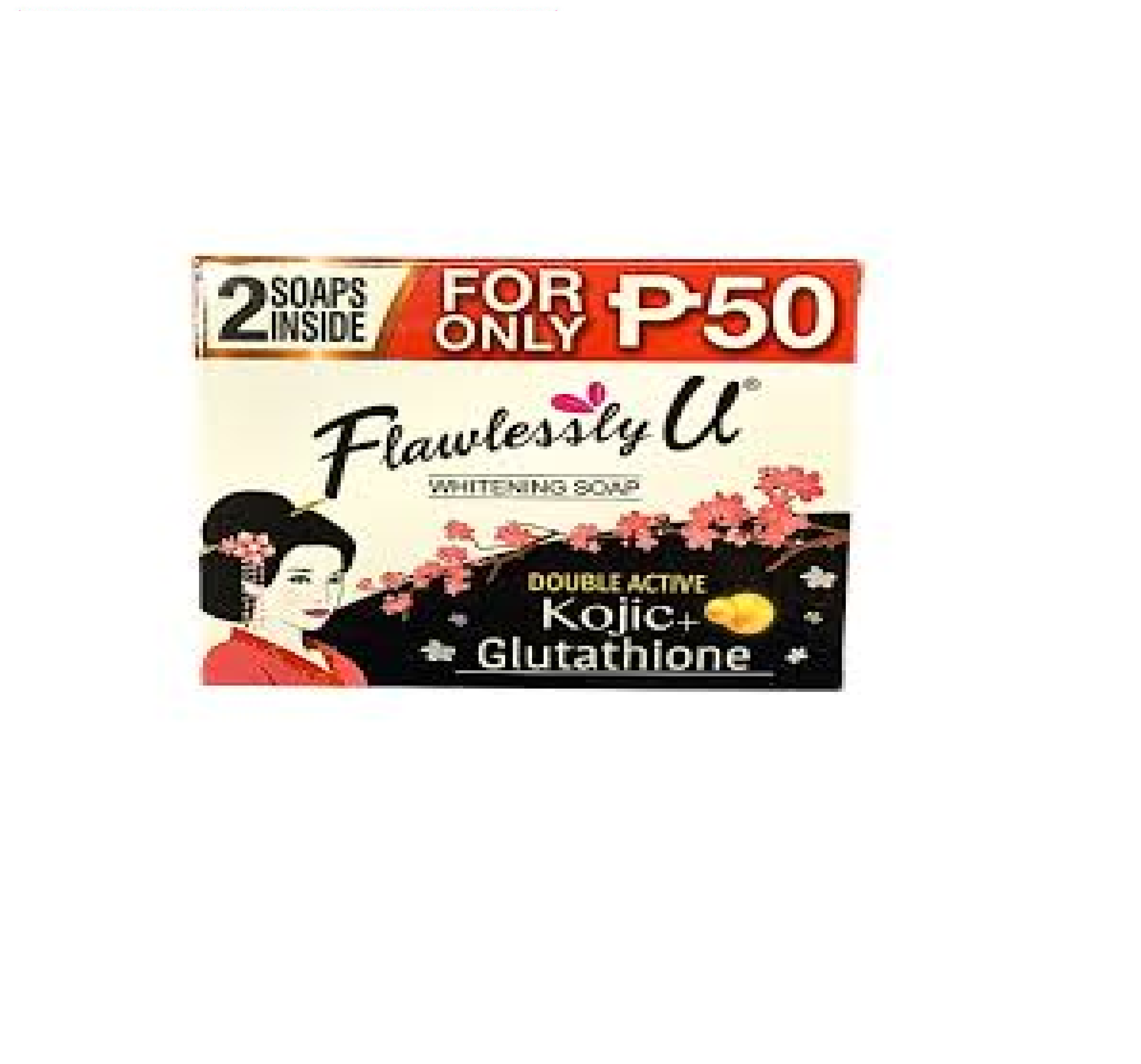 flawlessly u soap kojic glutathione review Flawlessly U Soap Kojic+Glutathione 65g 2's