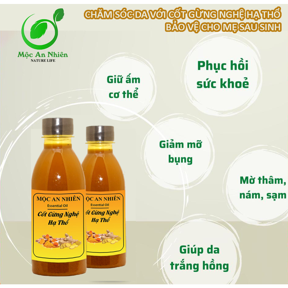 CỐT GỪNG NGHỆ HẠT GẤC HẠ THỔ (BODY) 500ml