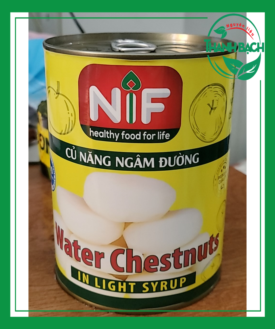 Củ năng đóng lon NIf 560gr