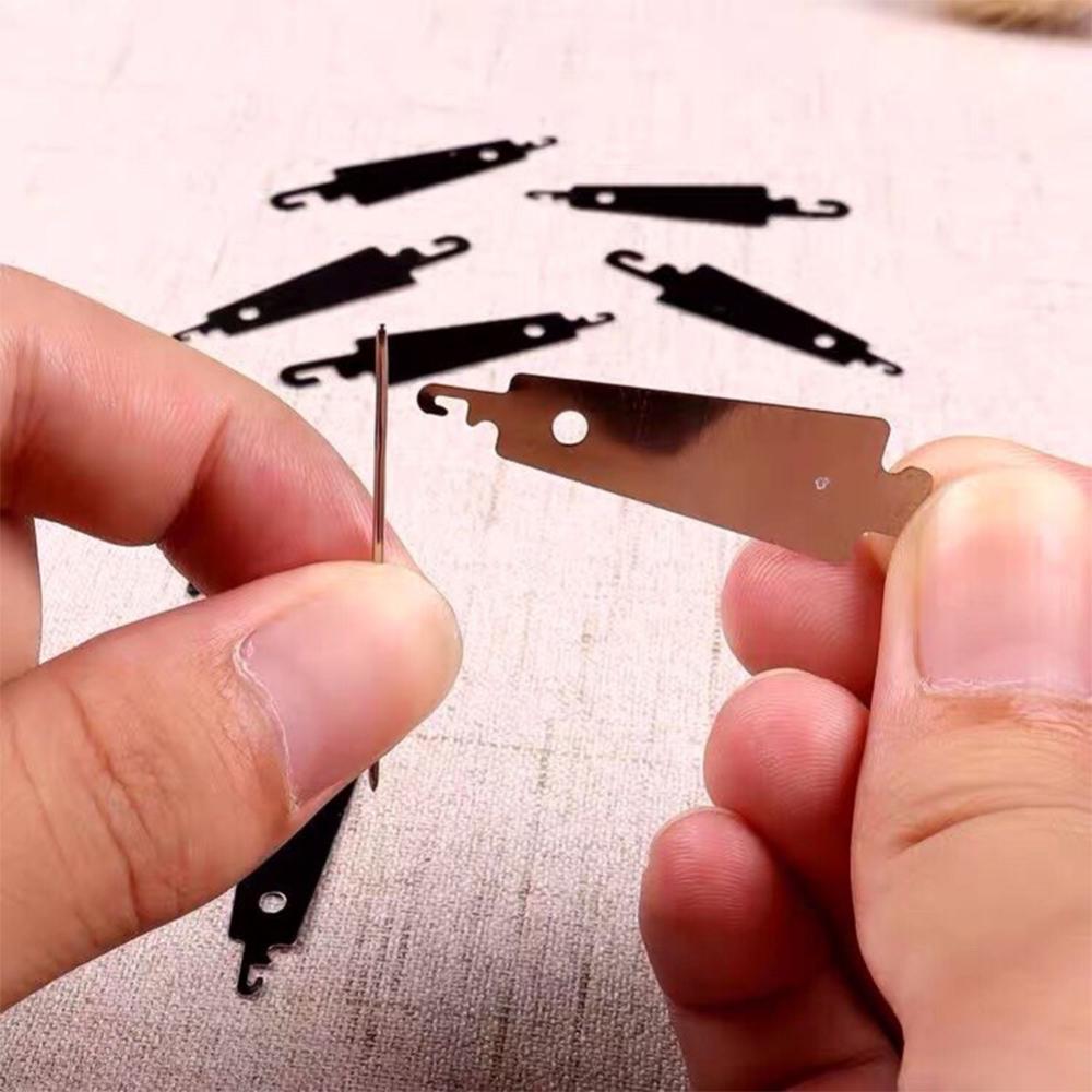 10pcs Needle Threader Cross Stitch Sewing Needle Threading Guide Device