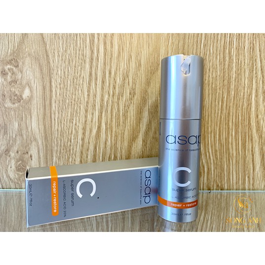 [CHÍNH HÃNG] Asap Super C Serum – Tinh Chất Vitamin C Đậm Đặc 30ml