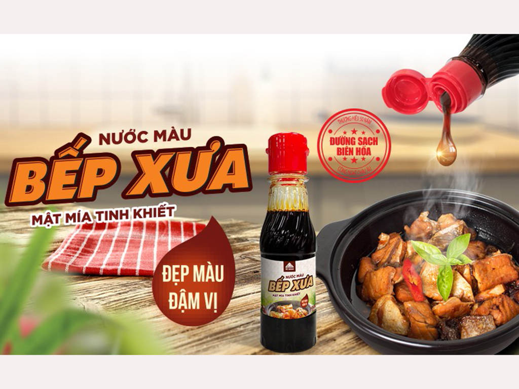 Nước màu Bếp xưa chai 210g