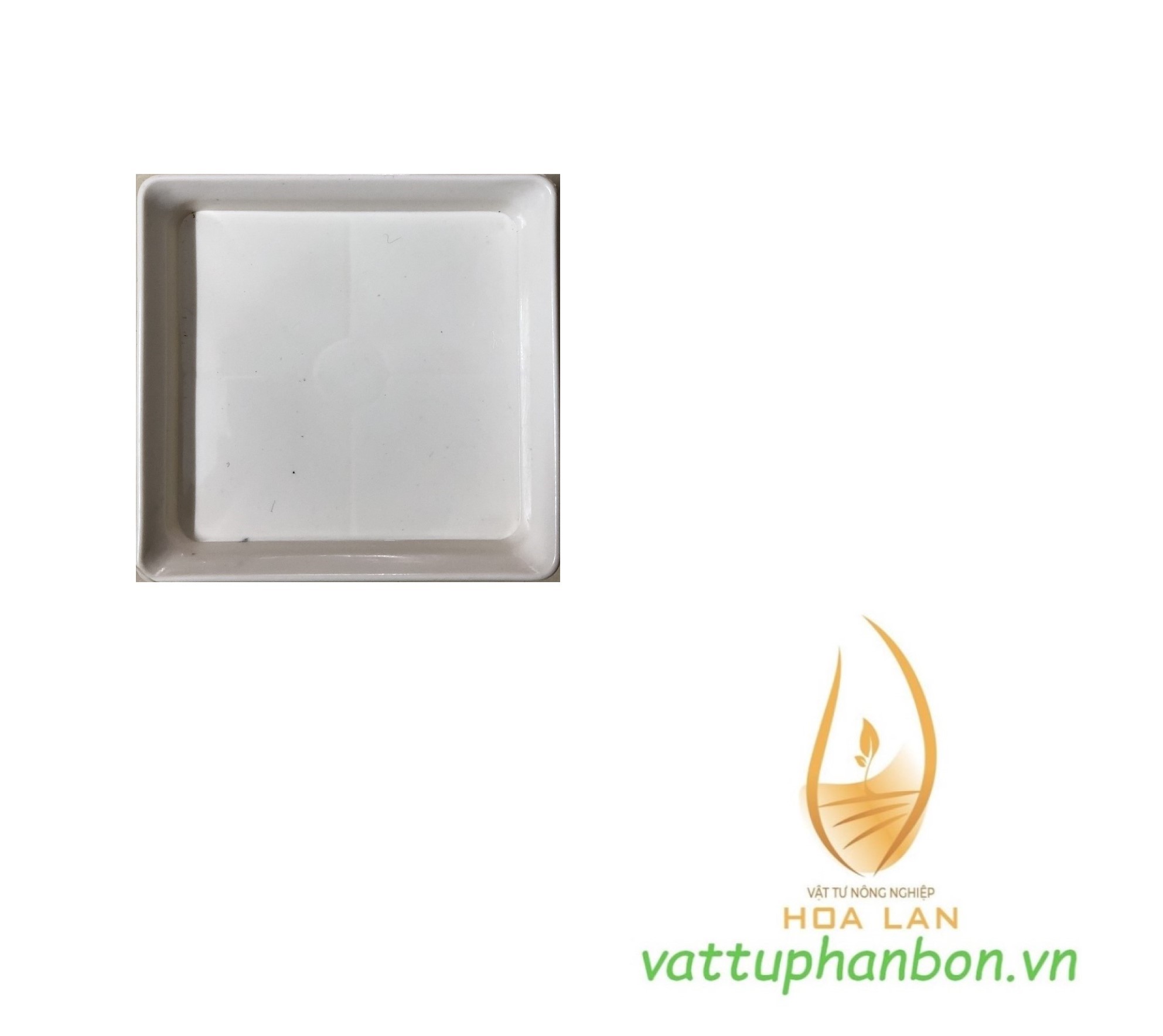 Đĩa lót chậu vuông 9cm - #063d#