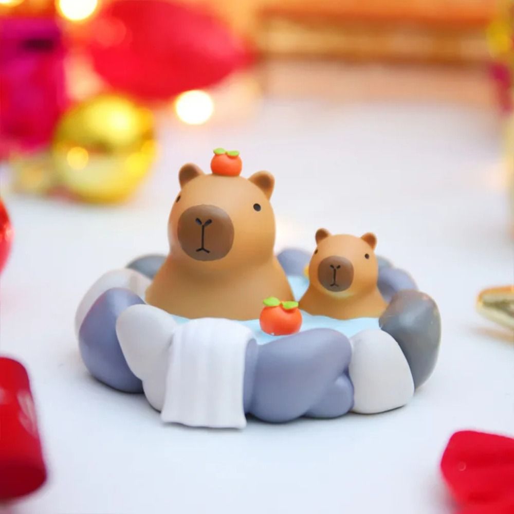 IJVBTV Animals Capibara Capybara Figure Blind Box Blind Box Simulation Capybara Animals Figures Figure Toys Cartoon Simulation Capibara Model Kid Toys
