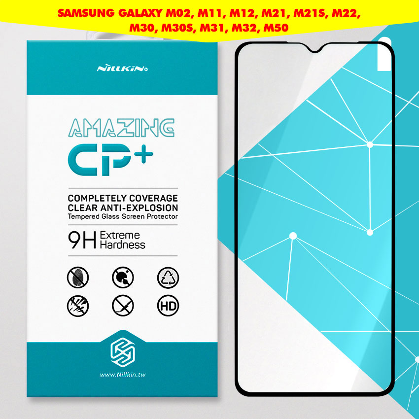 Kính cường lực cho samsung galaxy m02, m11, m12, m21, m21s, m22, m30, m30s, m31, m32, m50 full màn hình hiệu nillkin combo 2022