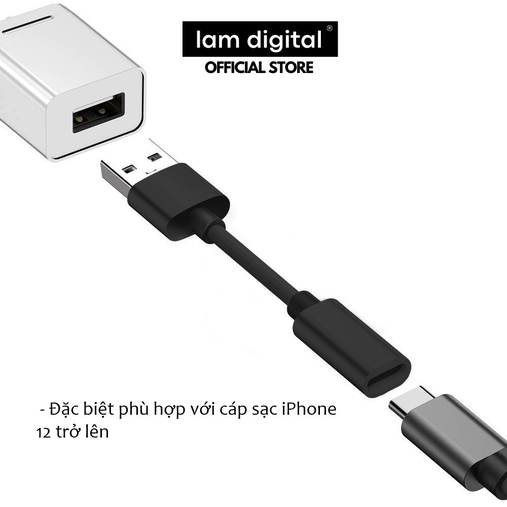 Cáp Chuyển Từ Type C sang USB 3.0 Đầu Dương