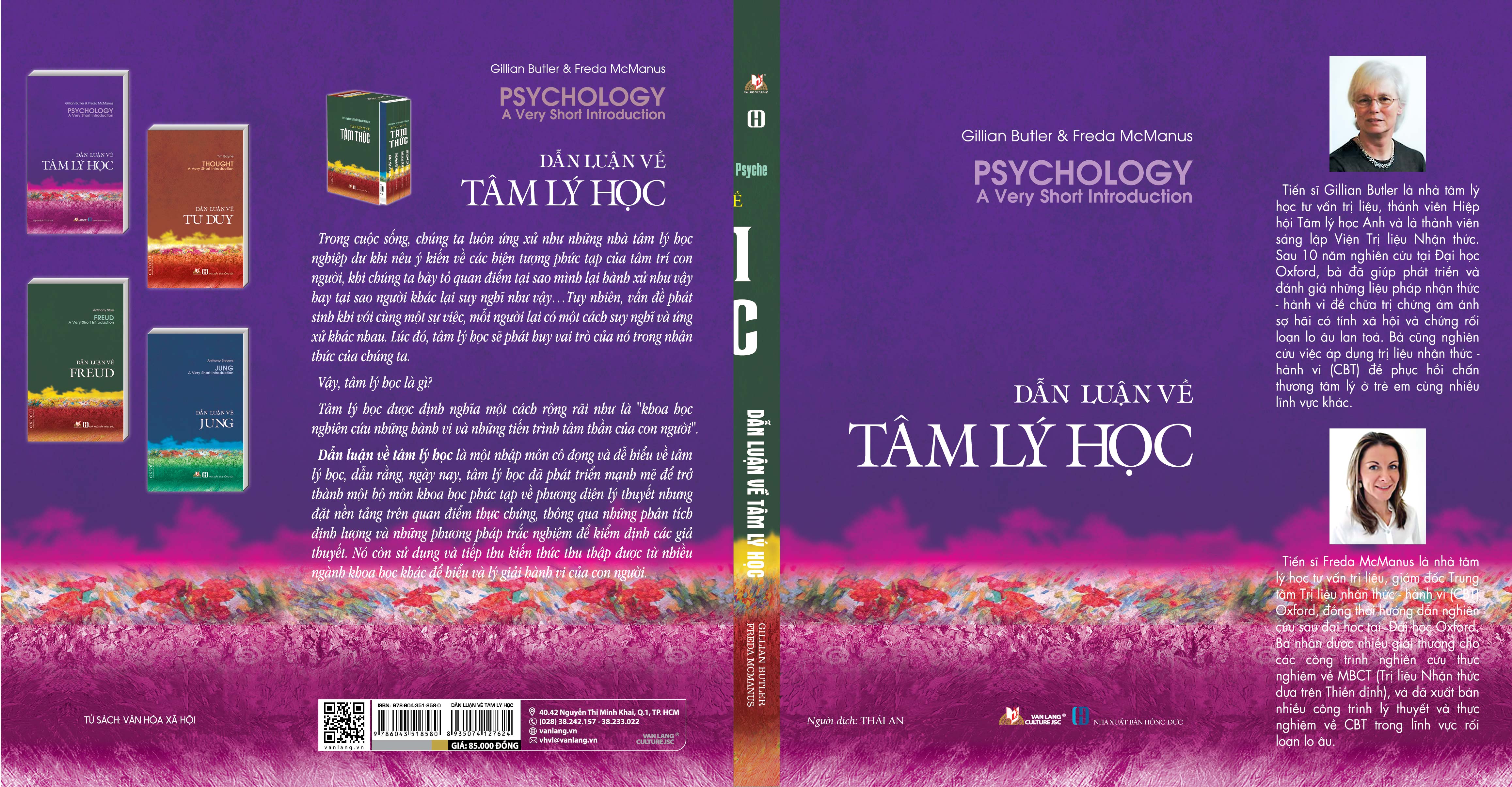 Sách - Dẫn Luận Về Tâm Lý Học (Tái bản 2022)-Vanlangbooks