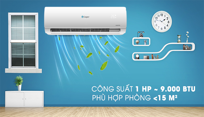 Máy lạnh Casper inverter 1 chiều 9000 BTU MC-09IS33