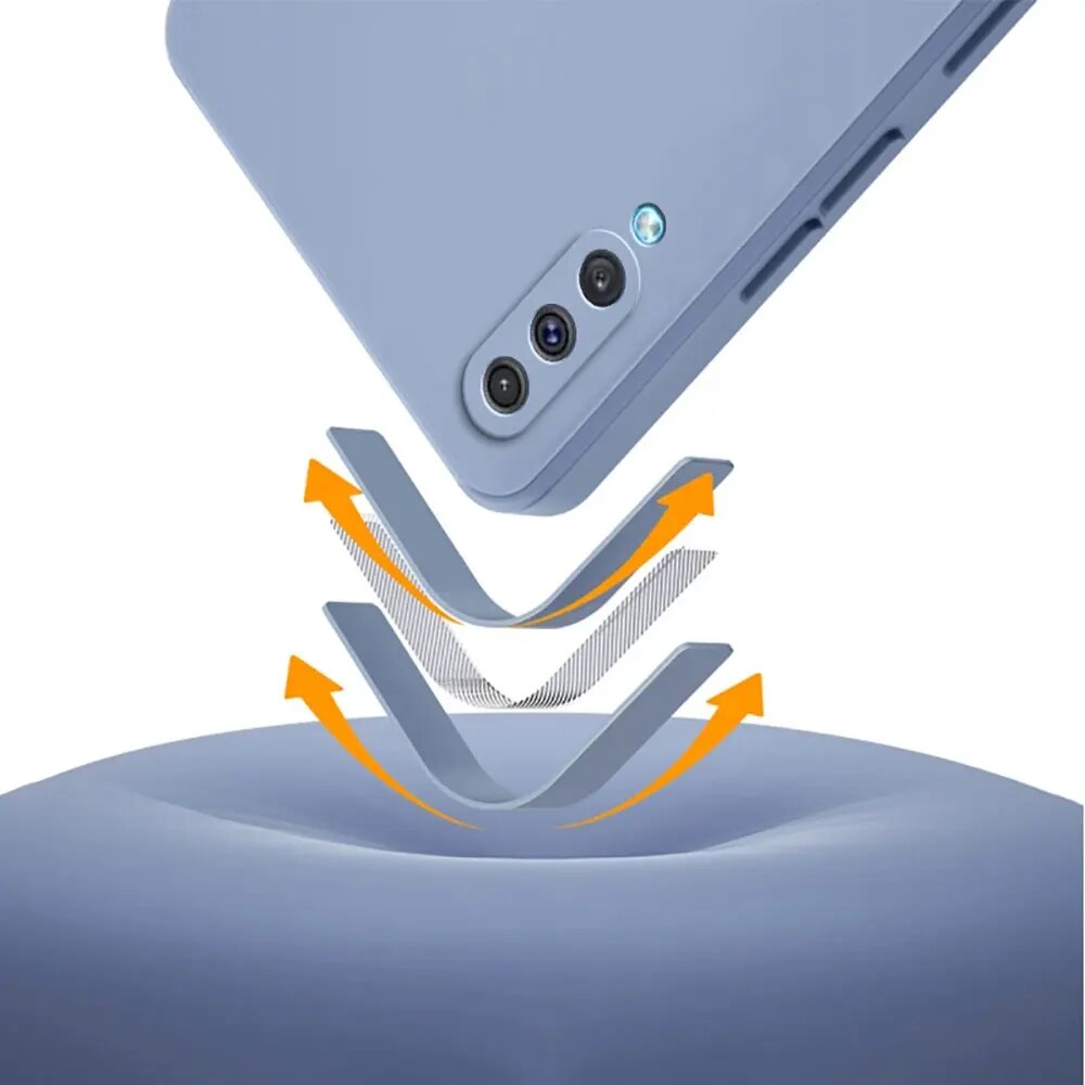 Cute Cartoon Cat Animal A30S Case For Samsung Galaxy A50 A7 2018 A30 S A20 A70 M30S M14 M31 M32 M51 Liquid Silicone Phone Covers. 